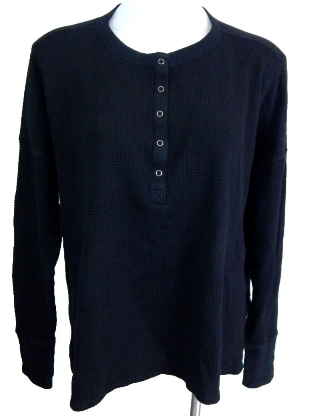Aerie Offline Wow Waffle Henley Tee